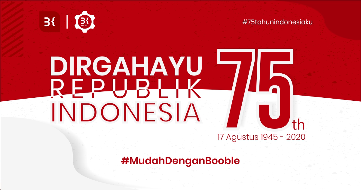 booble.id - Dirgahayu Indonesiaku 75 Tahun